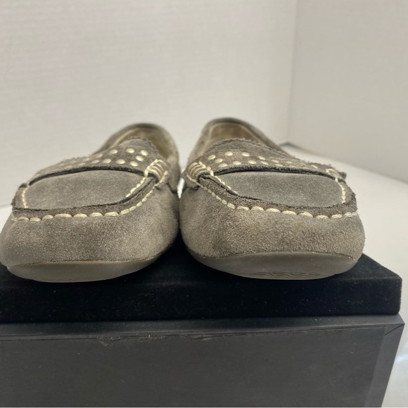 Sperry Top-Sider Suede Studded Penny Loafers Gray Women’s 8M - Picture 8 of 15